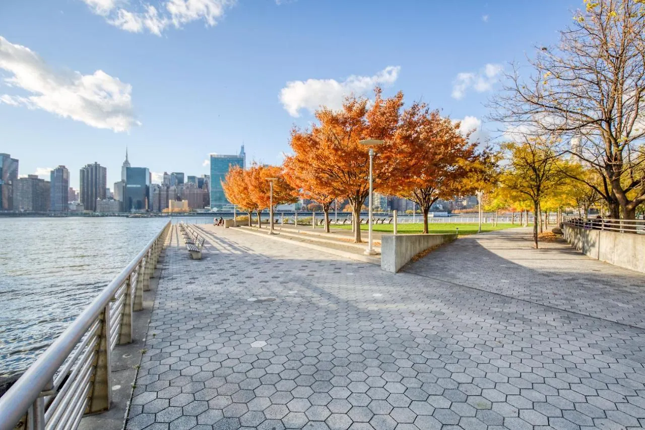 ניו יורק Lic 1Br W Doorman Gym Pool Wd Nr East River Nyc-942 דירה ניו יורק
