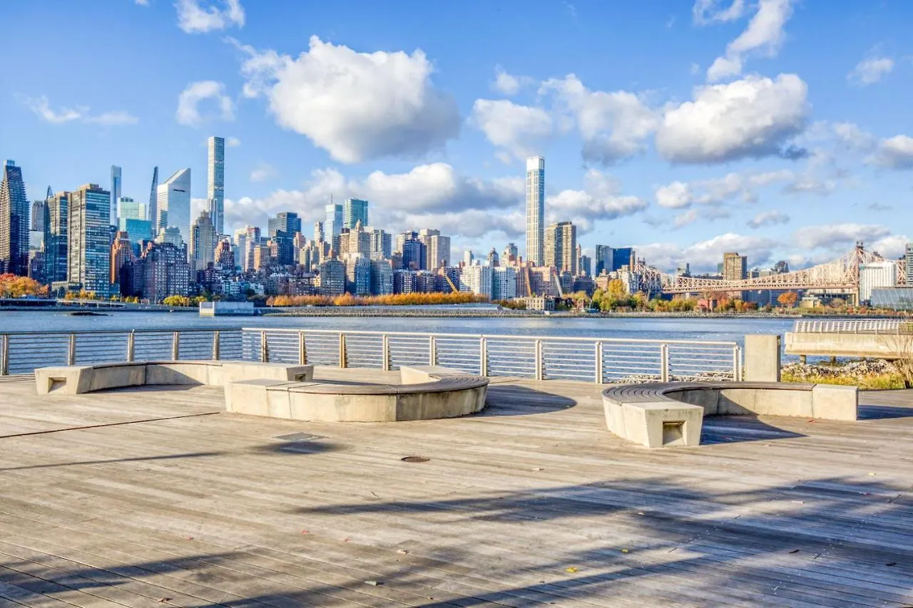 ניו יורק Lic 1Br W Doorman Gym Pool Wd Nr East River Nyc-942 ניו יורק